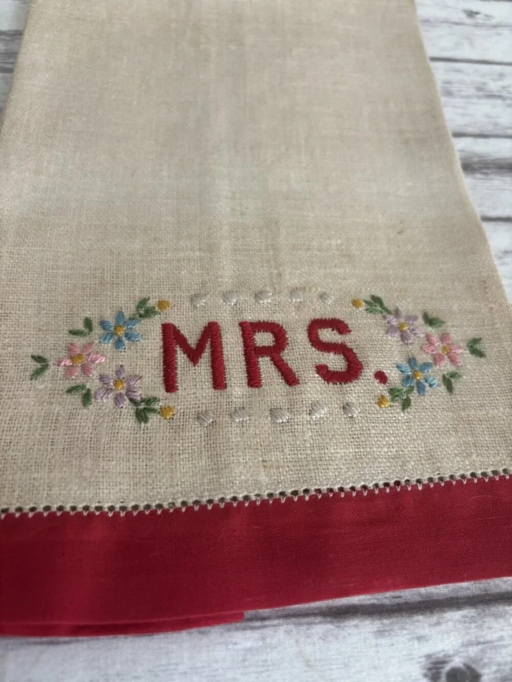 Handmade vintage hand